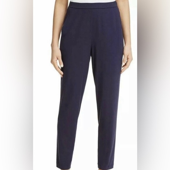 Eileen Fisher Pants & Jumpsuits Eileen Fisher Navy Blue Pull On